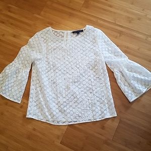 Tommy Hilfiger white size small blouse